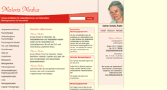Desktop Screenshot of materiamedica.de