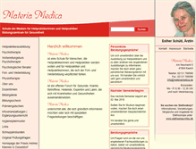 Tablet Screenshot of materiamedica.de